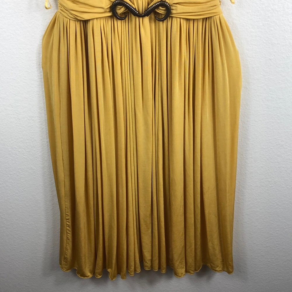 Just Cavalli Short Cocktail Dress Yellow 40 Small - Picture 5 of 9